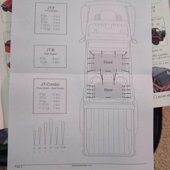 JT combo Sunshade NEW purple - Picture 2 of 8
